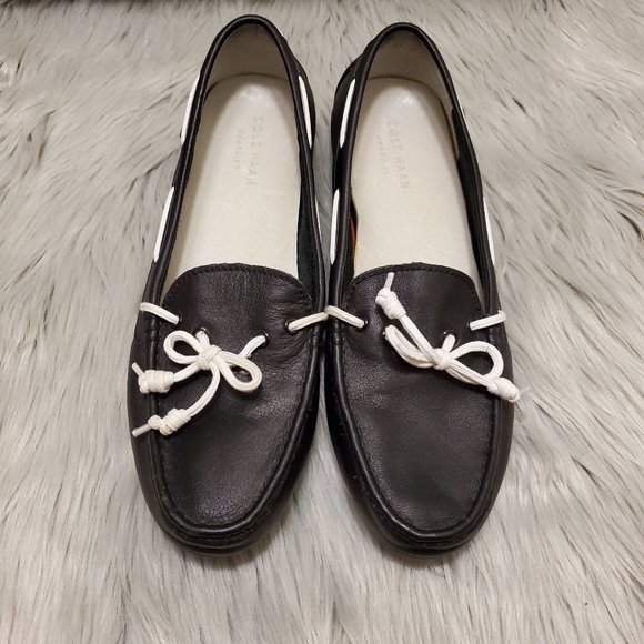 Cole Haan Black Zerogrand Moc Driver Sz 9 - Picture 1 of 8